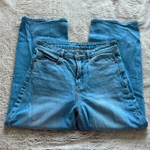 Extra high-rise sky high wide leg jeans